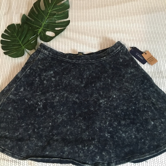 NWT Acid Wash Denim Circle Skirt - Picture 2 of 3